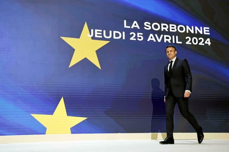 Infos nationales A la Sorbonne Macron avertit que lEurope est mortelle 1024x683 1